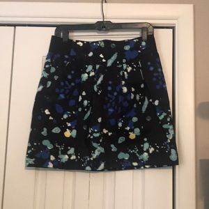 High waist mini skirt